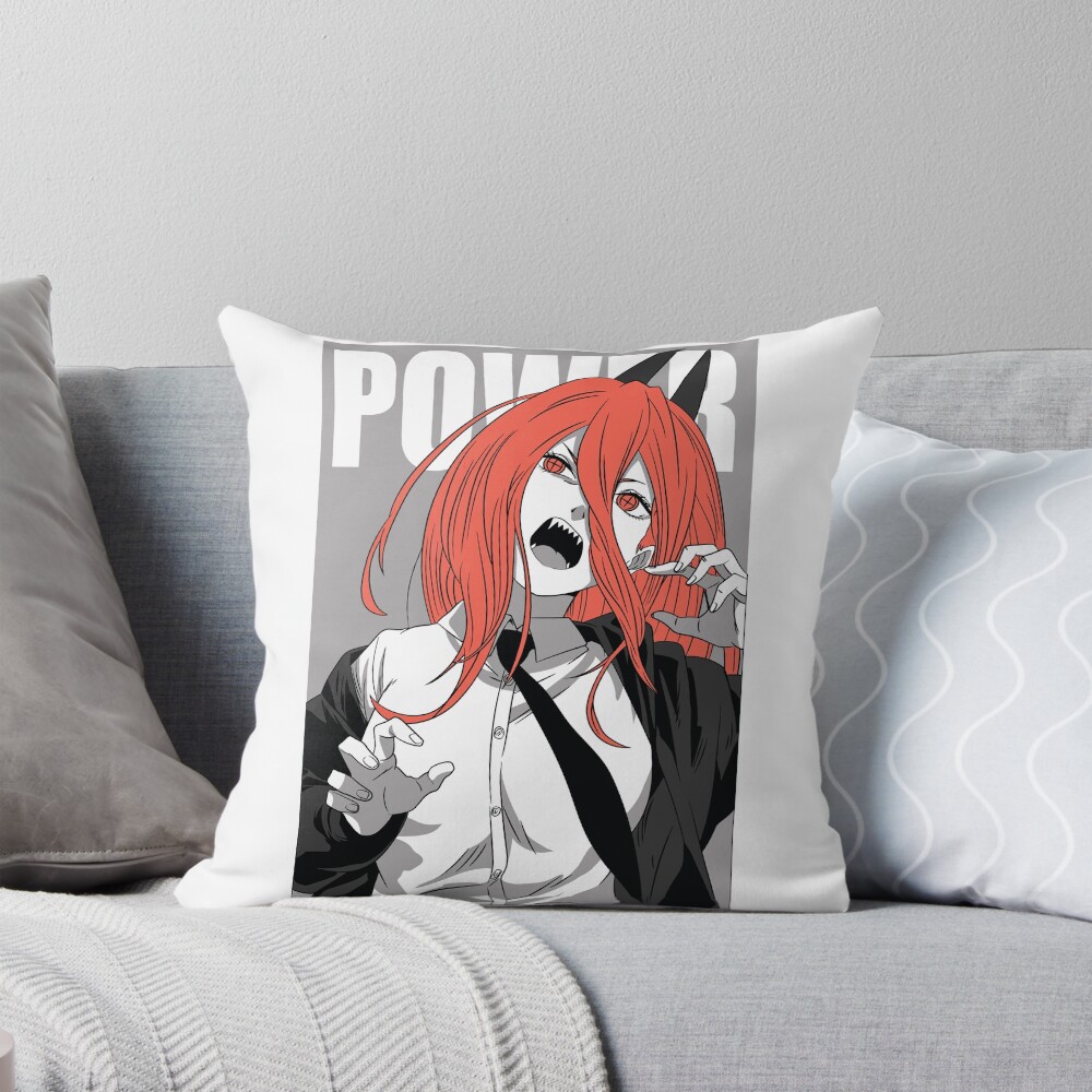 Power Chainsaw Throw Pillow
